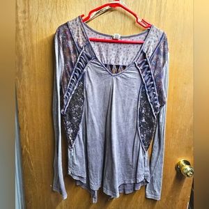 gimmicks women's cutout top with split back